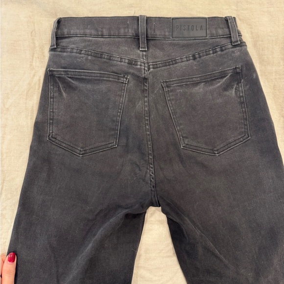 Pistola Lennon high rise cropped jean - Picture 3 of 4
